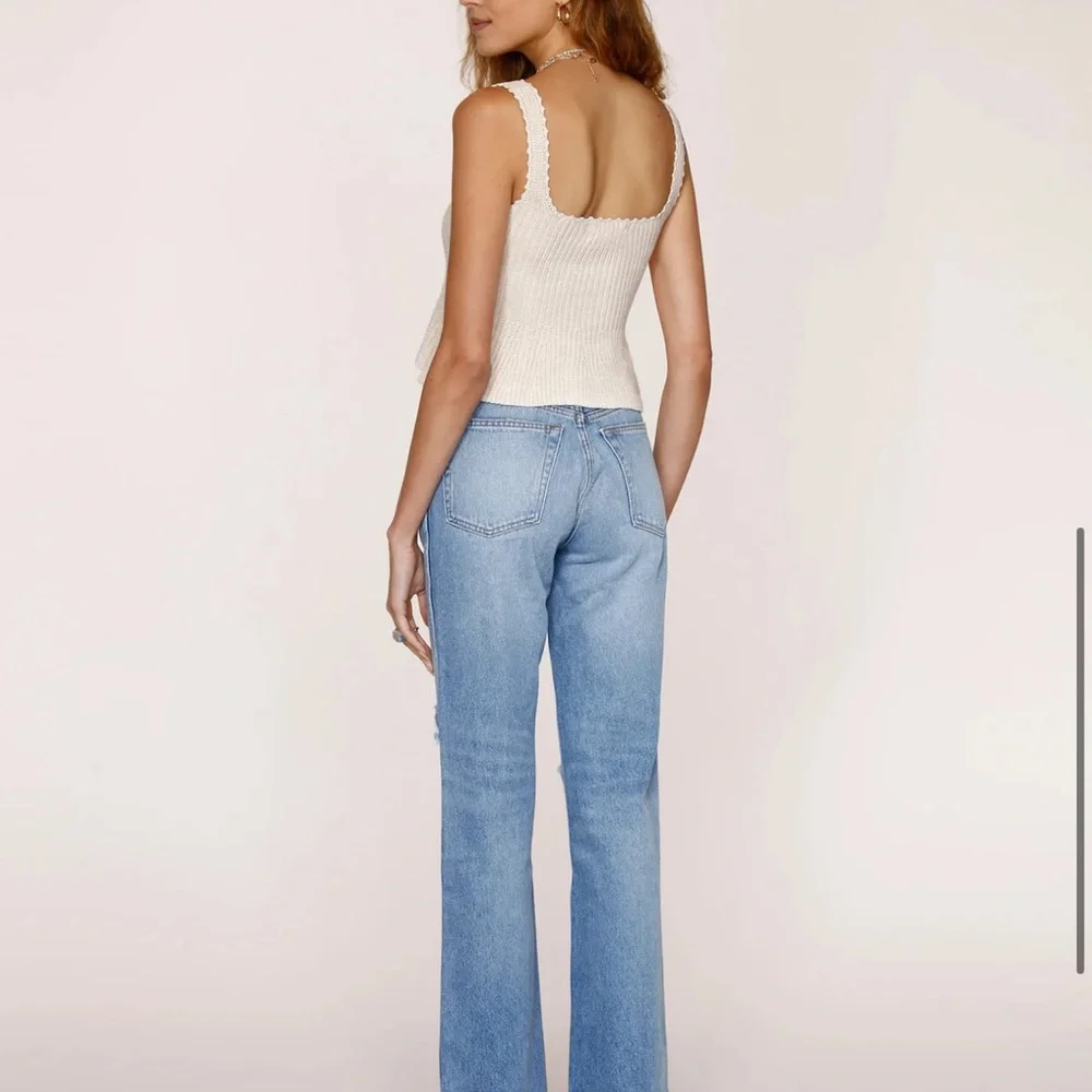 Heartloom Cream Ribbed Square-Neck Tank - Picture 4 of 10